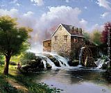Thomas Kinkade Canvas Paintings - The Blessings Of Summer